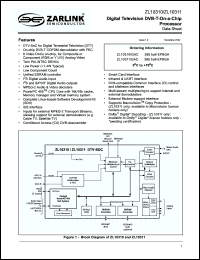 Click here to download ZL10311DTV-SOC Datasheet