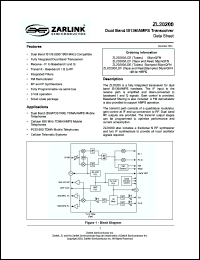 Click here to download ZL20200LDE Datasheet