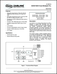 Click here to download ZL30414 Datasheet
