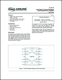 Click here to download ZL40120DCB Datasheet