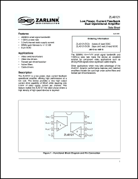 Click here to download ZL40121 Datasheet