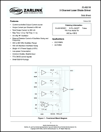 Click here to download ZL40518 Datasheet