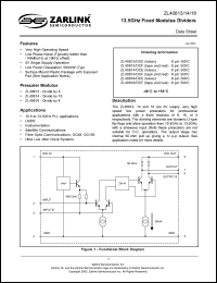 Click here to download ZL4081 Datasheet
