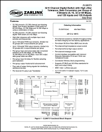 Click here to download ZL50073 Datasheet